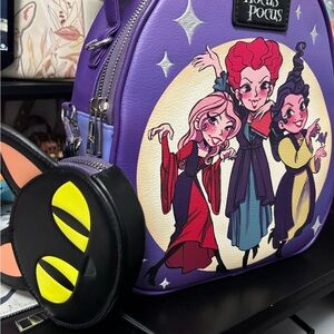 Bioworld Purple and Black Hocus Pocus Backpack